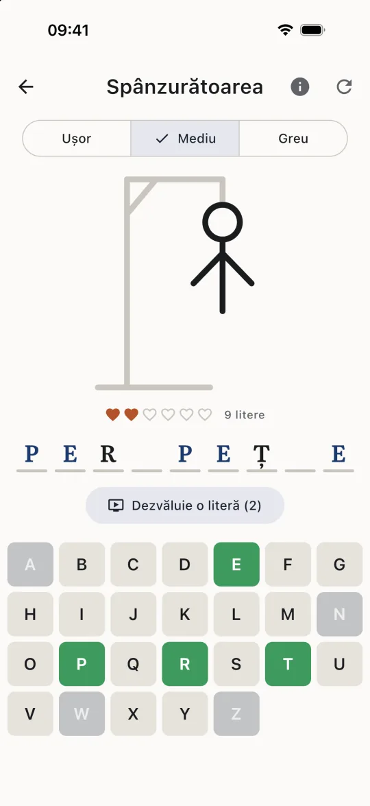 Spânzurătoarea, nivelul mediu
