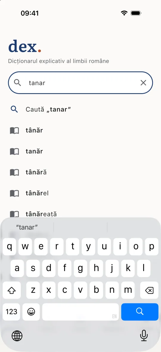 Sugestii pentru „tanar”: tânăr, tânără, tânărel